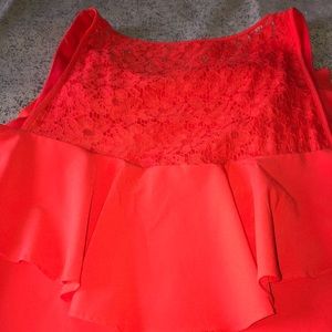 To the body orange dress